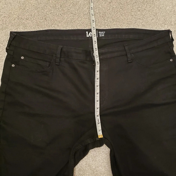 Black Denim Bootcut Lee Jeans Women Plus Size 22 - Picture 6 of 9
